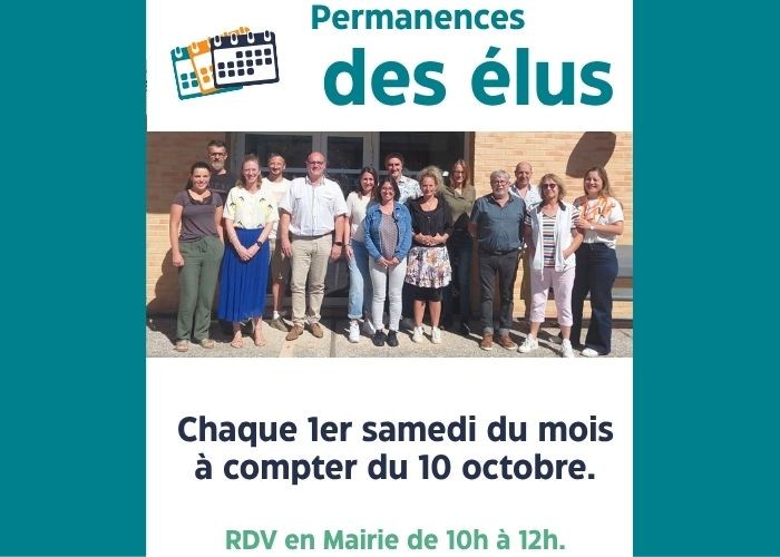 présentation des permanences des élus