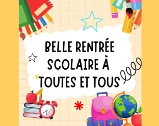 Image belle rentr&eacute;e scolaire